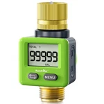 Rainpoint Water Flow Meter, 5% Accuracy, Pure Brass Inlet & Outlet New. Price: $41.21.