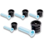 (5) Rain Bird U15H Adj Half-circle (180 Spray Nozzles 15' Dual-orifice Mpr New. Price: $14.95.