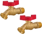 Ld Valve - Male Hose Bibb 1/2" Mip X 3/4" Mht For Garden WATERING,1/4 Turn Sh... New. Price: $21.17.