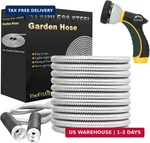 Thefitlife Flexible Metal Garden Hose - Upgrade Leak And Fray Resistant Design, New. Price: $65.00.