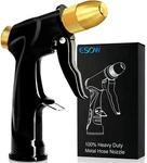 Esow Garden Hose Nozzle, 100% Heavy Duty Metal Spray Gun With Full Brass New. Price: $45.84.