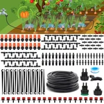 Drip Irrigation Kit, System For Garden With 1/4" Tubi New. Price: $28.15.