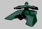 Home Plus Sled Base 3-ARM Rotating Sprinkler Green Throw Spray Range 25' 58221A New. Price: $11.99.