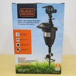 Black + Decker Solar Jet Spray Repeller Motion Activated Water Blaster Animals New. Price: $41.99.