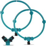 2PCS 360 Tree System Watering 13 Inch Circle Sprinkler And Irri New. Price: $41.30.