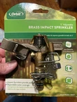 Orbit 58607 Heavy-duty Brass 1600 Sq. Ft. Coverage Impact Sprinkler 1/2 Mnpt In. New. Price: $13.99.