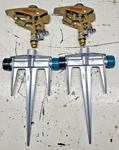 Gilmour/ace Heavy Duty Adjustable Pulse Sprinkler Head 5800 Sq Ft Lot Of 2 Open. Price: $14.00.