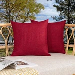 Kevin Textile Pack 2 Outdoor Waterproof Throw Pillow 18-INCH, Red New. Price: $30.00.