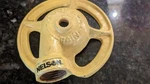 Vintage Nelson "pound Of Rain" Yellow Cast Iron Stationary Lawn Sprinkler Mcm Used. Price: $24.95.
