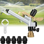 1-1/2" Agriculture Farm Irrigation Sprinkler Spray Gun Heads 360 Adjustable Imp New. Price: $142.09.