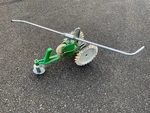 Vintage Sears Craftsman Walking Cast Iron Tractor Lawn Sprinkler Used. Price: $115.00.