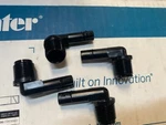 (4) Hunter Spiral Barb Elbows 1/2" HSBE-050 Swing Pipe Fittings (new). Price: $8.64.