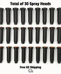 Rain Bird 1800 Series 4" Pop-up Spray Heads Body Only With Flush Plug Set Of 30 New. Price: $98.50.