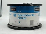 500 Ft. 18/5 Black Solid Copper Sprinkler Wire New. Price: $149.99.