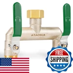 Garden Hose Splitter, 2 Way Heavy Duty Adapter, Extra Long Handles High Flo New. Price: $41.24.