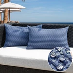 Kevin Textile Outdoor Waterproof Throw Pillow Covers Pack 2 New. Price: $18.99.