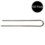One Hundred New Garden Stake Sod Staples For Erosion Control Drip Tubing Anchors. Price: $23.99.