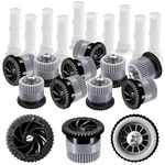 Holymaji 12 Pack Variable Arc Nozzle, Pop-up Sprinkler Heads 17AN, Gray New. Price: $22.99.