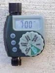 Orbit 56158 One Outlet Single-dial Hose Faucet Timer Used. Price: $14.99.