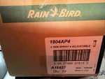 Rain Bird 1804AP4 Professional Pop-up Sprinkler Adjustable Arc Pattern Ft (18) New. Price: $150.00.