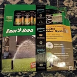 Rain Bird In-ground Sprinkler System Kit, Automatic Timer, 6 Rotors, 125 Ft Open. Price: $45.28.