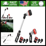 Eden Metal 6-PATTERN 18" Watering Wand Garden Nozzle Bundle New. Price: $72.99.