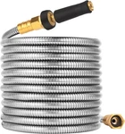 Rosy Earth 150 Ft 304 Stainless Steel Metal Garden Hose - No Kink, Expandable New. Price: $127.48.