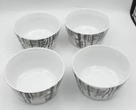 Snow Forest By Pier 1 Soup Cereal Bowls Set Of 4 Pattern: Persnfo Used. Price: $48.00.