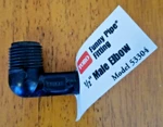 Toro Funny Pipe 120 Psi Abs Plastic Male Elbow 3/8 Barb X 1/2" Model 53304 New. Price: $6.60.