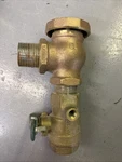 Orbit Sprinkler System 1 Inch Brass Atmospheric Vacuum Breaker With Valv Open. Price: $45.00.