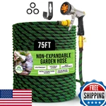 Wenlock Store Garden Hose 75 Ft, Lightweight, Sturdy Metal Nozzle 9 Spray, Heavy New. Price: $78.07.
