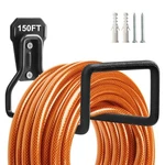 Heavy Duty Metal Garden Hose Holder Wall Mount Reel - Rustproof Storage Hanger New. Price: $18.58.