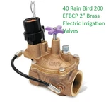 40 Rain Bird 200 Efbcp 2" Brass Electric Irrigation Valve Reverse Flow 24 Vac New. Price: $9598.00.