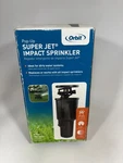 New Orbit Popup Super Jet Impact Sprinkler 55100 1/2 Inlet 0-360 Degrees Nib. Price: $14.99.