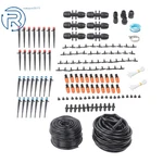 265 Feet Drip Irrigation System Adjustable Kit 1/2" And 1/4" Tubing New. Price: $31.92.