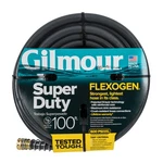 Gilmour Flexogen Heavy Duty Garden Hose 5/8IN 100FT Leak-proof Brass Couplings New. Price: $91.13.