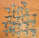 Vtg Mixed Lot Of 23 Impact Rotor 1/2" Sprinkler Heads Brass Rainbird Orbit Champ For. Price: $100.00.