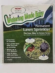 Watering Made Easy Permanent Lawn Sprinkler Station Squared Quick Connect Hose Open. Price: $19.99.