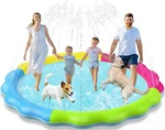 Jasonwell Non-slip Dog Splash Pad Sprinkler Pool For Kids & Pets Summer Fun New. Price: $49.77.