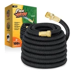 Flexi Hose 100FT Lightweight Expandable Garden W/ Solid Brass Fittings New. Price: $119.98.