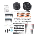 265 Feet W/ Emitters Tubing Drip Irrigation System Adjustable Kit For Garden New. Price: $31.97.