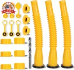 Upgraded Gas Can Spout Replacement, 3-PACK Nozzle Leak-proof Design, Wit New. Price: $15.18.