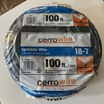 Cerrowire 100FT 18/7 Sprinkler 240-1007C New. Price: $39.99.