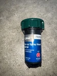 Orbit 54500 2" Professional Hard-top Adjustable Pop-up Sprinkler, Black New. Price: $9.99.