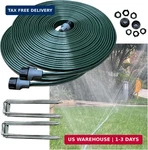 Watoo 2026 Sprinkler Hose & Soaker Yard - 100 Ft Reinforced Flat Garden New. Price: $68.73.