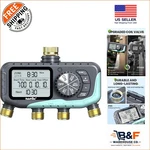 4-ZONE Sprinkler Timer With Rain Delay Effortless Automatic Lawn Care New. Price: $154.34.