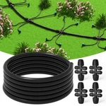 Drip Irrigation Tubing 50 Ft 1/2 Quick Connector Garden Mixc Inch Kitpremium New. Price: $51.99.