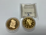1849 Usa $20 Gold Copy Twenty Very Good Condition & 1804 Coin!. Price: $19.99.