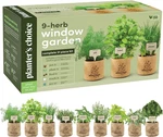 9 Herb Indoor Window Garden Kit - House Plants Seeds Best Unique Gift Ideas Fo. Price: $52.99.
