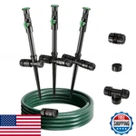 Lizjarol Flexible Sprinkler System Kit, Adjustable Lawn Irrigation, 30FT Hose New. Price: $58.31.